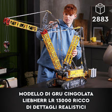 Carica l&#39;immagine nel visualizzatore di Gallery, LEGO TECHNIC Gru cingolata Liebherr LR 13000 cod. 42146
