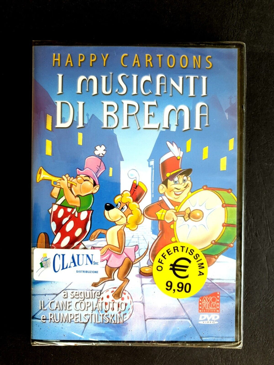 I Musicanti Di Brema (Happy Cartoons) AVO FILM  DVD Nuovo Sigillato.