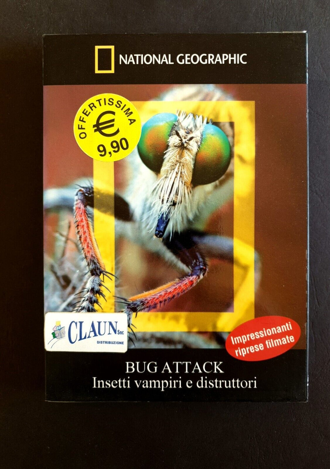 BUG ATTACK*INSETTI VAMPIRI E DISTRUTTORI*National Geographic DVD Nuovo Sigillato
