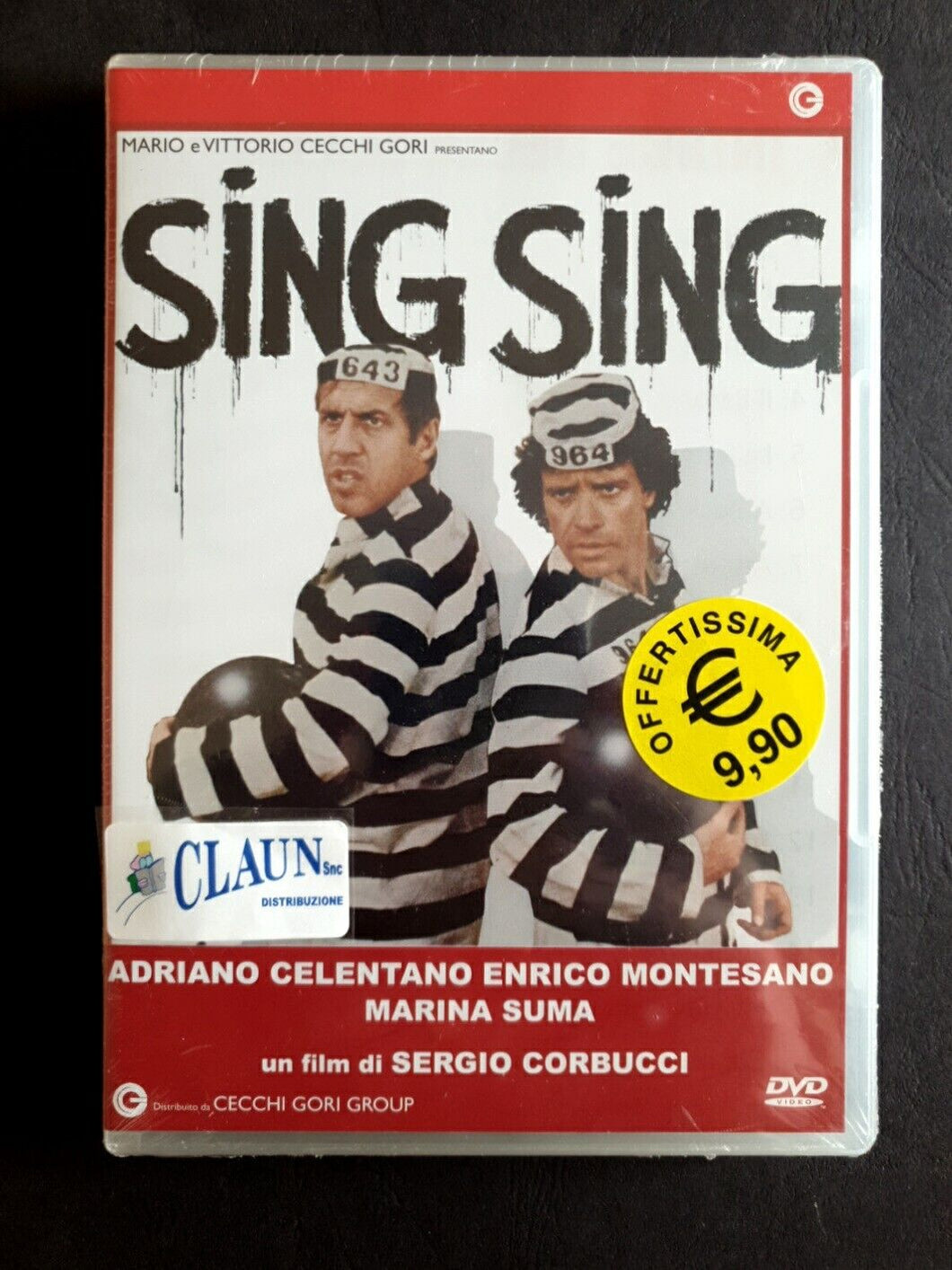 SING SING * Adriano Celentano Enrico Montesano DVD Nuovo Sigillato.