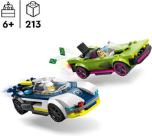 Carica l&#39;immagine nel visualizzatore di Gallery, LEGO CITY Inseguimento della macchina da corsa 60415
