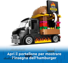 Carica l&#39;immagine nel visualizzatore di Gallery, LEGO CITY Furgone degli hamburger 60404
