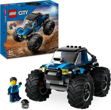 Carica l&#39;immagine nel visualizzatore di Gallery, LEGO CITY Monster Truck blu 60402
