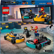 Carica l&#39;immagine nel visualizzatore di Gallery, LEGO CITY Go-kart e piloti 60400
