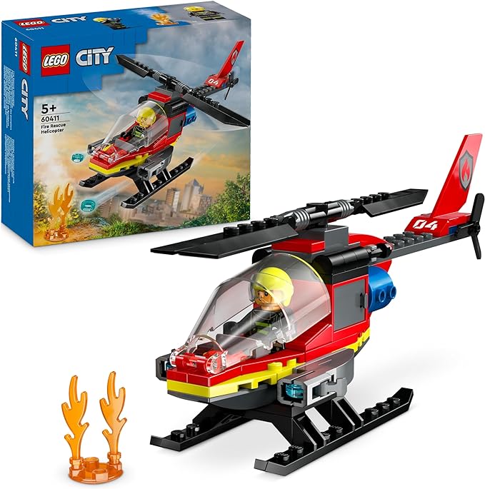 LEGO CITY Elicottero dei pompieri 60411