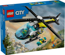Carica l&#39;immagine nel visualizzatore di Gallery, LEGO CITY Elicottero di soccorso di emergenza 60405
