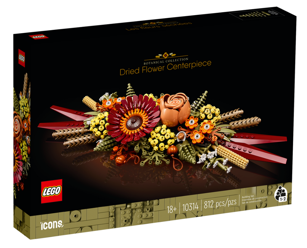 LEGO ICONS EXPERT Centrotavola di fiori secchi 10314